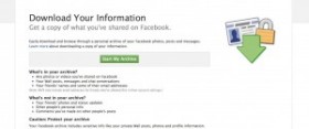 Como hacer un backup de tu perfil de Facebook