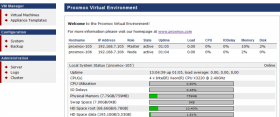 Proxmox VE entorno de virtualización clusterizable
