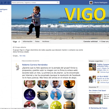 foto islas cies y nico desde samil en facebook