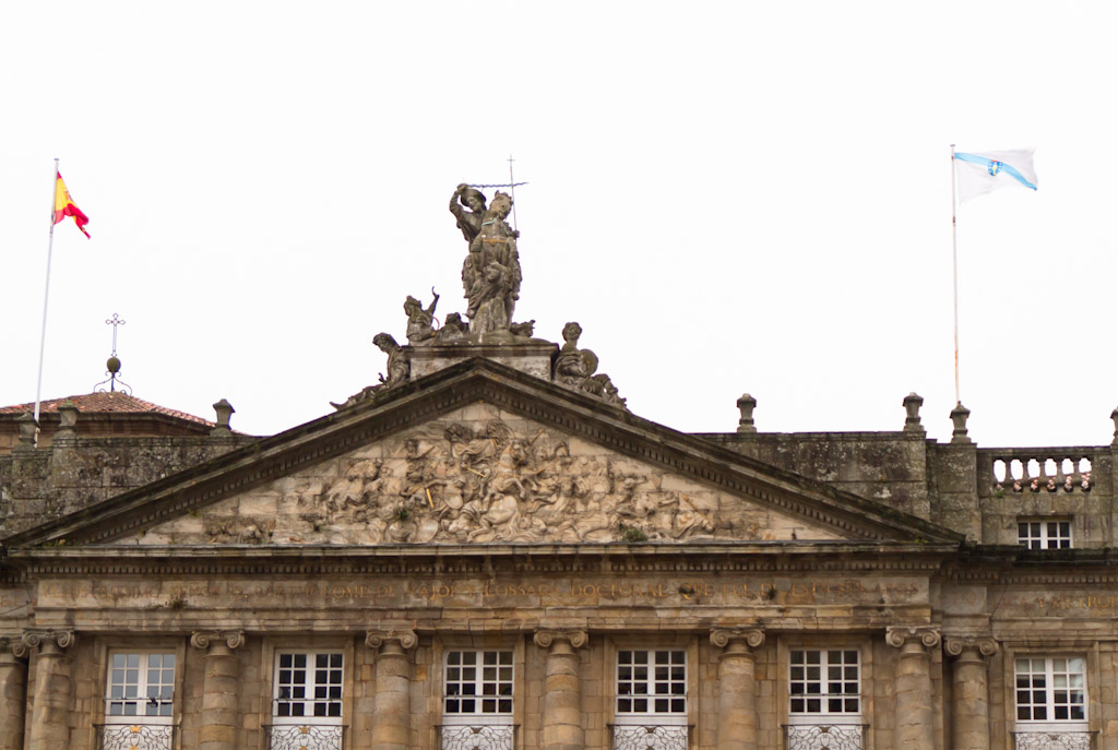 Santiago de Compostela · Obradoiro · Los últimos peregrinos