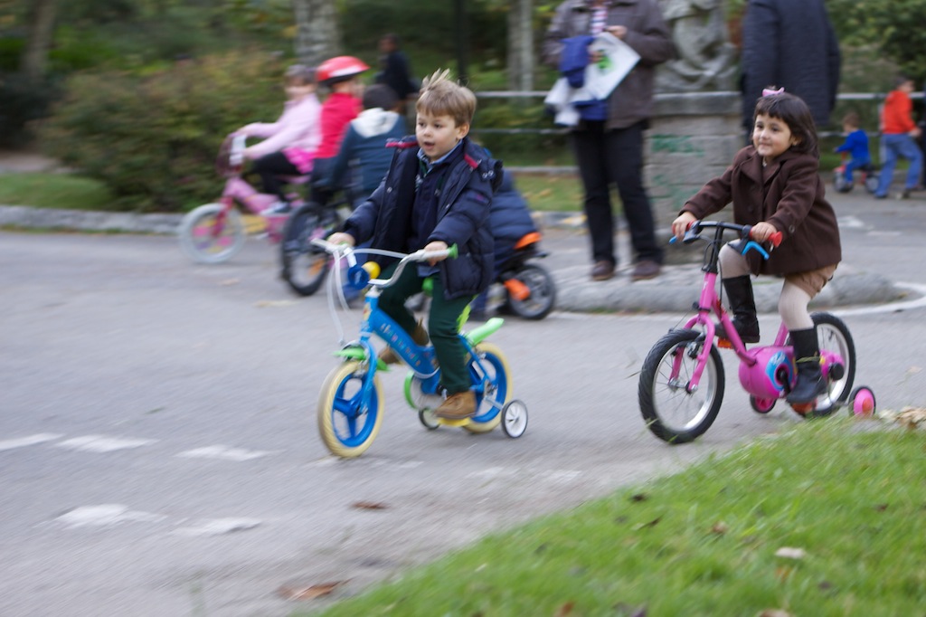 Diversión en bicicleta