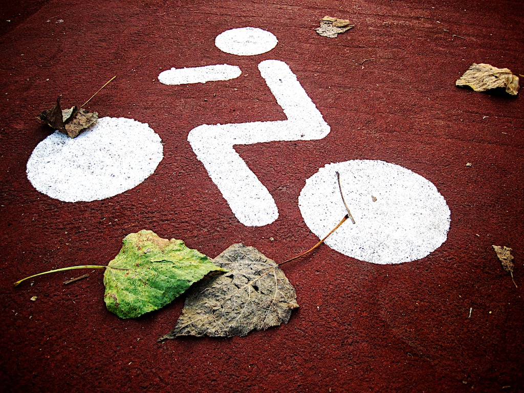 Las bicicletas también son para el otoño