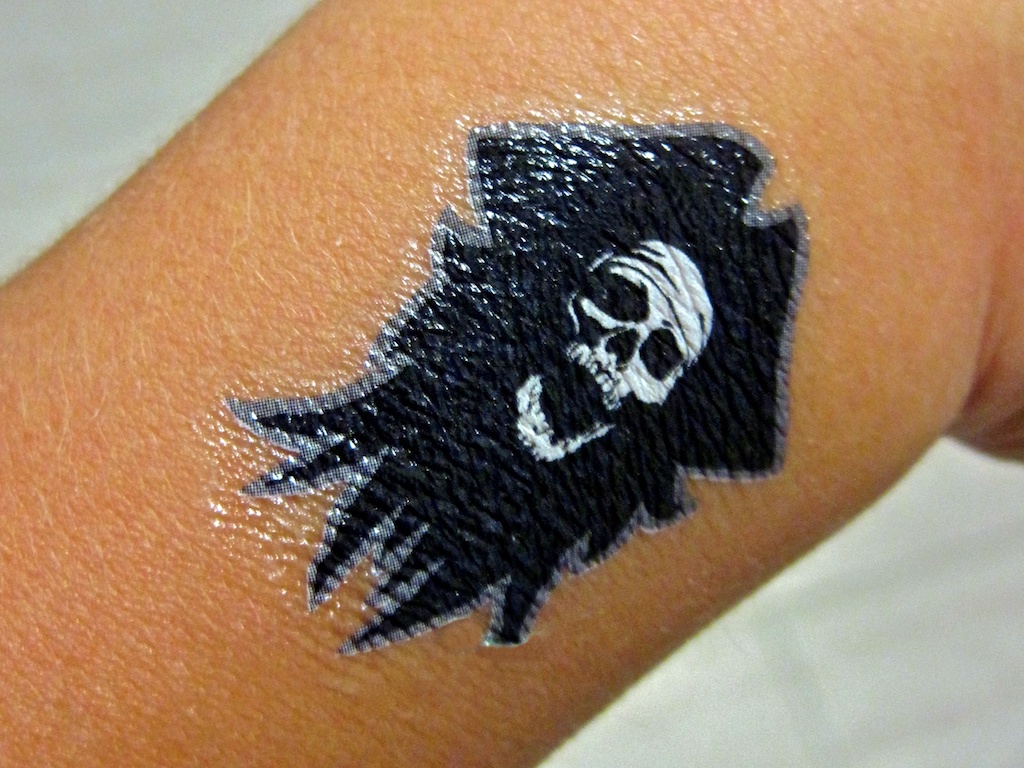 Una calcomanía de pirata