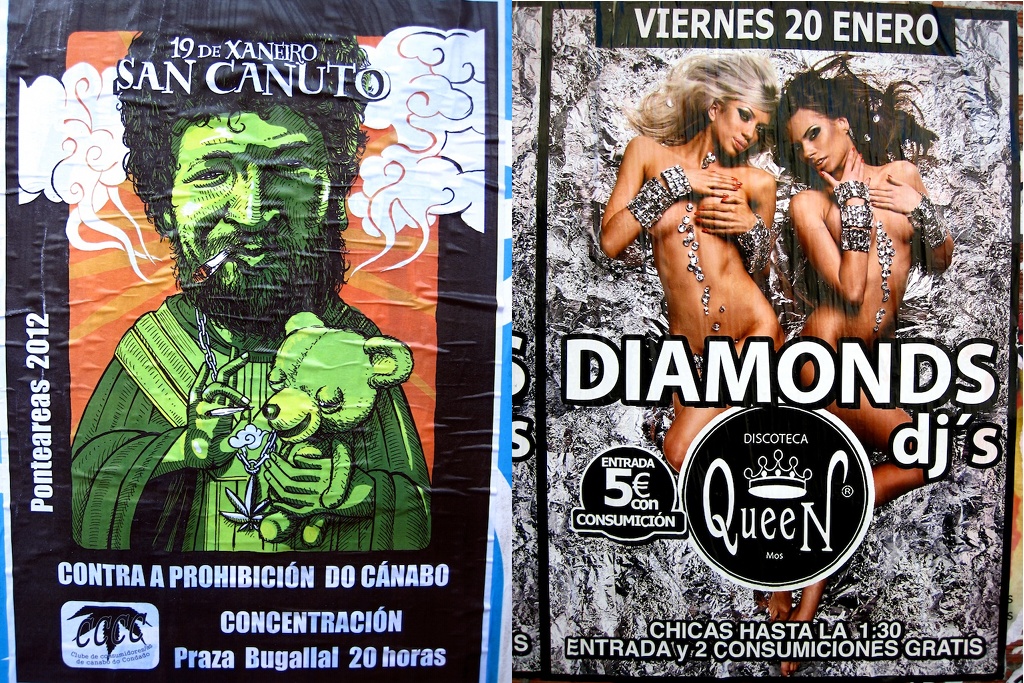 carteles callejeros canutos y diamantes carteles callejeros canutos y diamantes