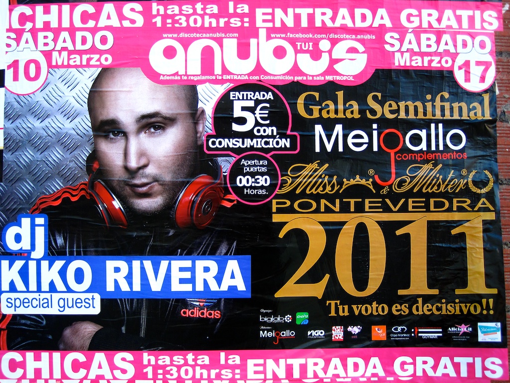 Carteles callejeros IV: DJ Kiko Ribera