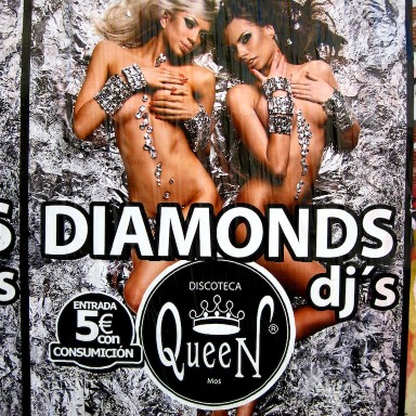 carteles callejeros queen diamonds