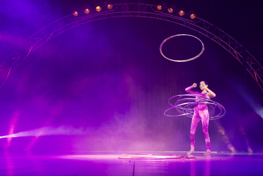 Lara en el Circo Richards Bross