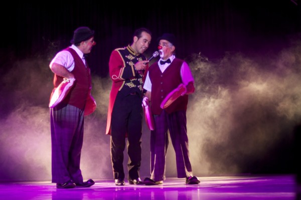 Circo Richards Bros (Ponteareas 2012) Payasos, Marco, Sandro y Amilcar