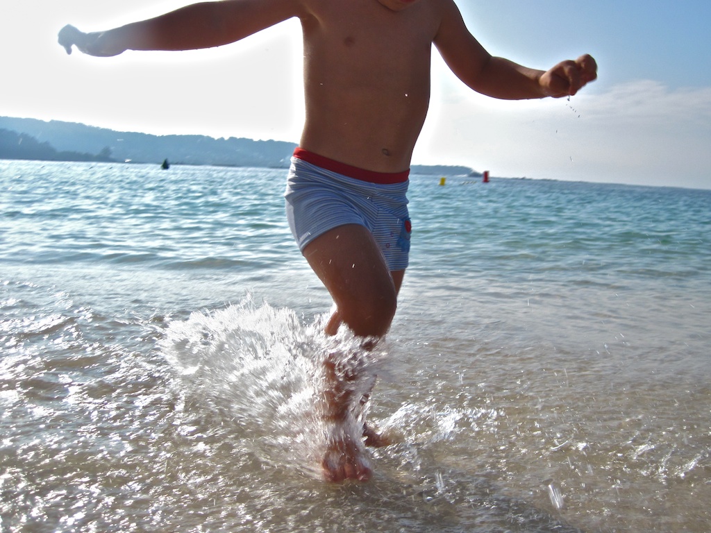 Correr por la orilla