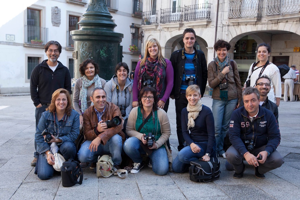Curso de fotografía en Vigo · El grupo