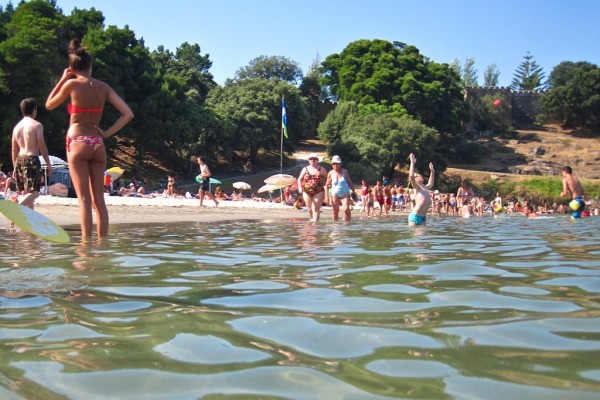 domingo en la playa de parador baiona verano 2013 1