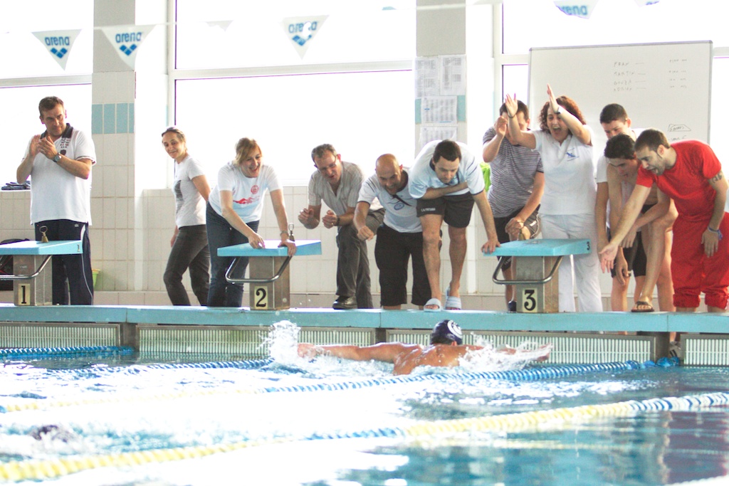 Festival de natacion CNP Fotos en la piscina fuera de la piscina