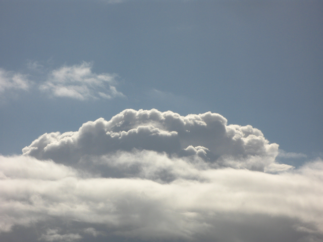 Gran nube de algodón