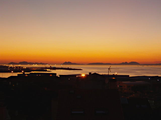 Islas Cíes desde el Paseo de Alfonso