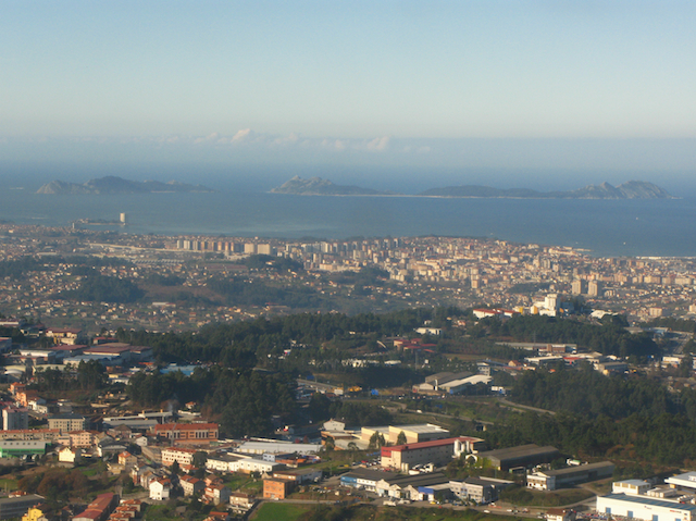 Islas Cies vista aerea Islas Cies vista aerea