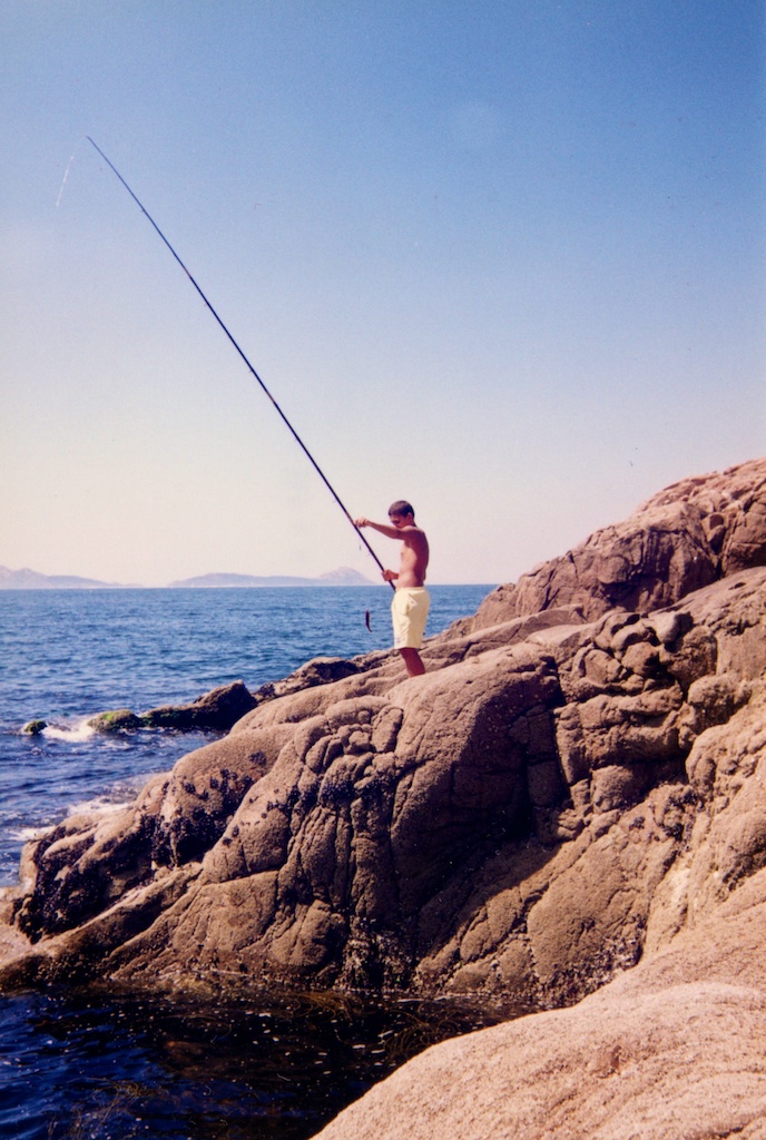 Pescando en Saians 1990