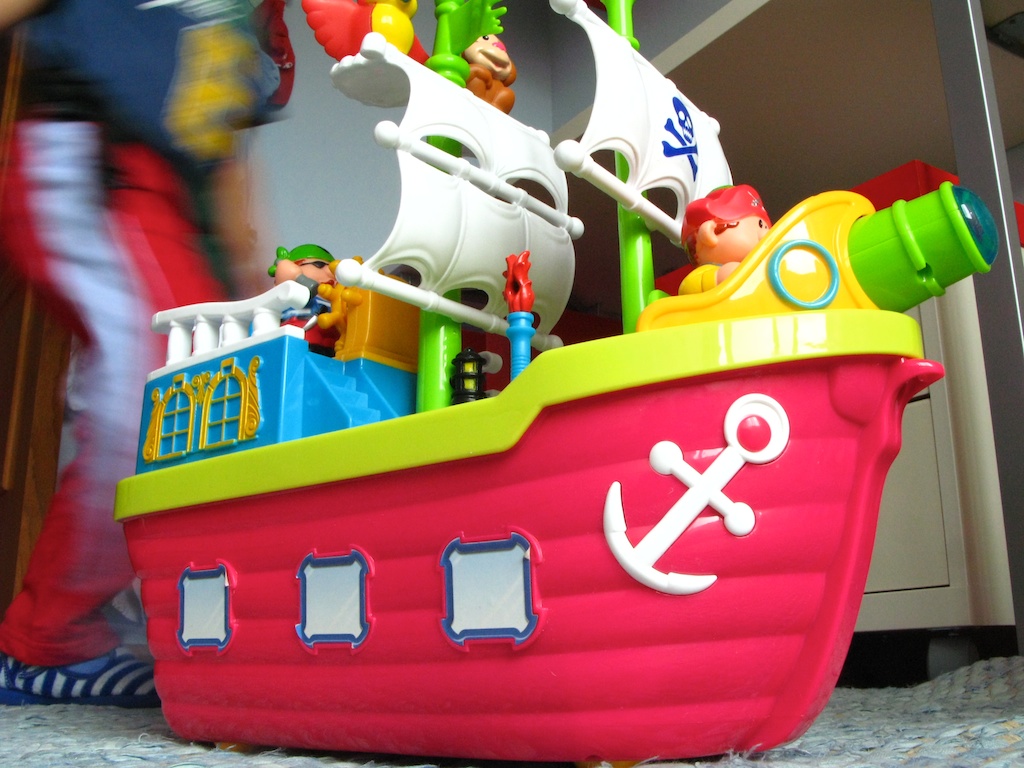 Jugando al barco pirata