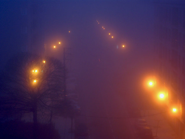 Mi calle de madrugada