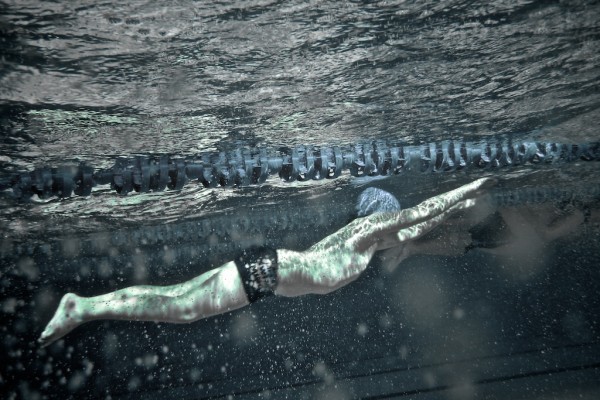 Liga benjamin y alevin en Club Natación Ponteareas 2013 - fotos bajo el agua 1