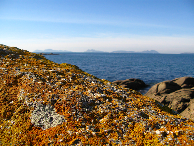 Islas Cíes desde playa de A Fonte