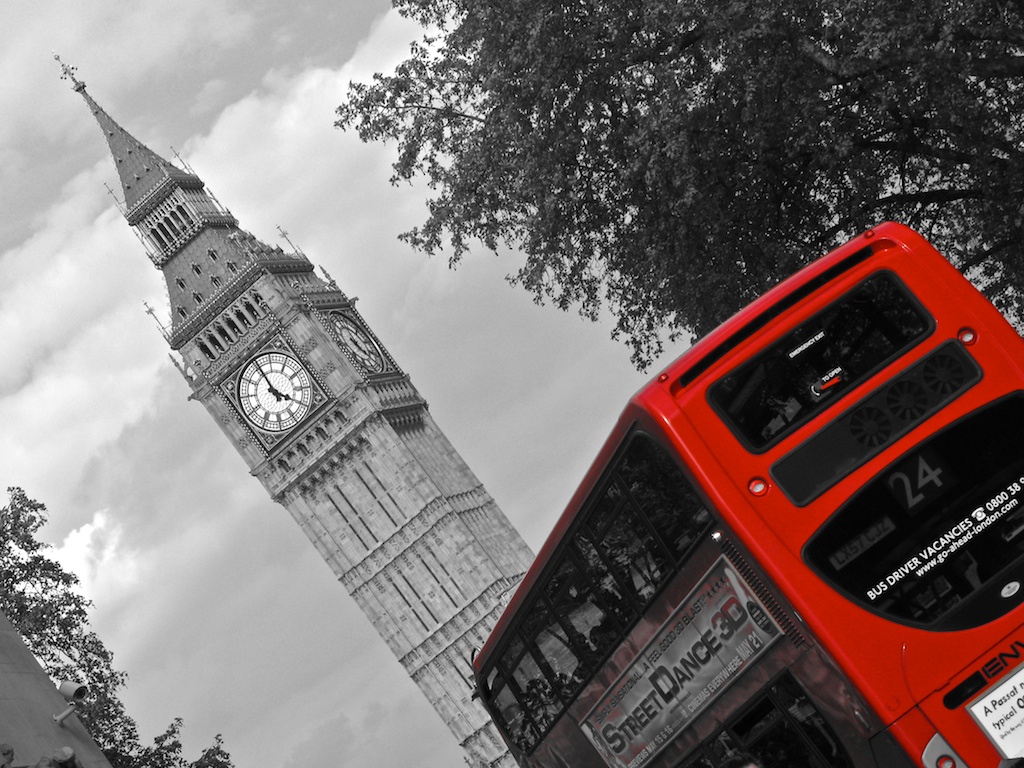 London in red (I) · Big Ben