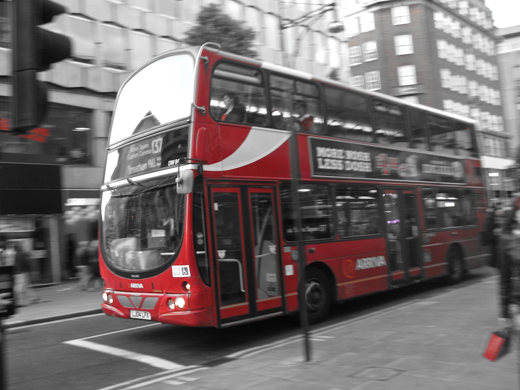 London in red (IV) · buses