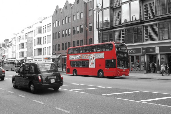 london in red · buses