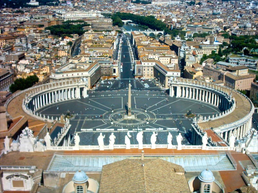 Los tejados del Vaticano