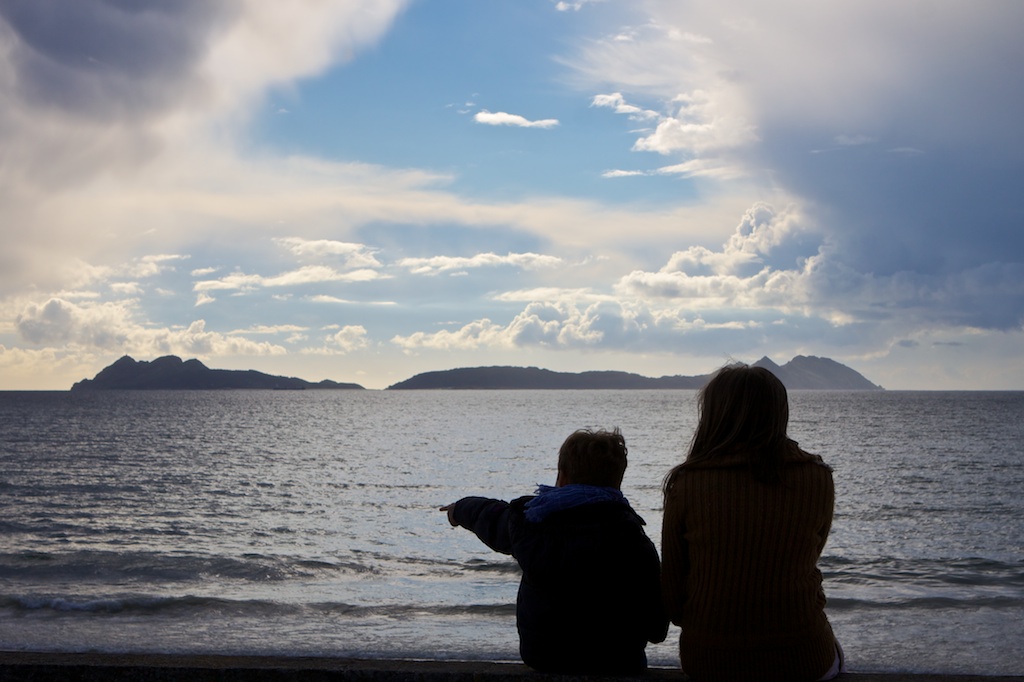 Merendar a la orilla del mar