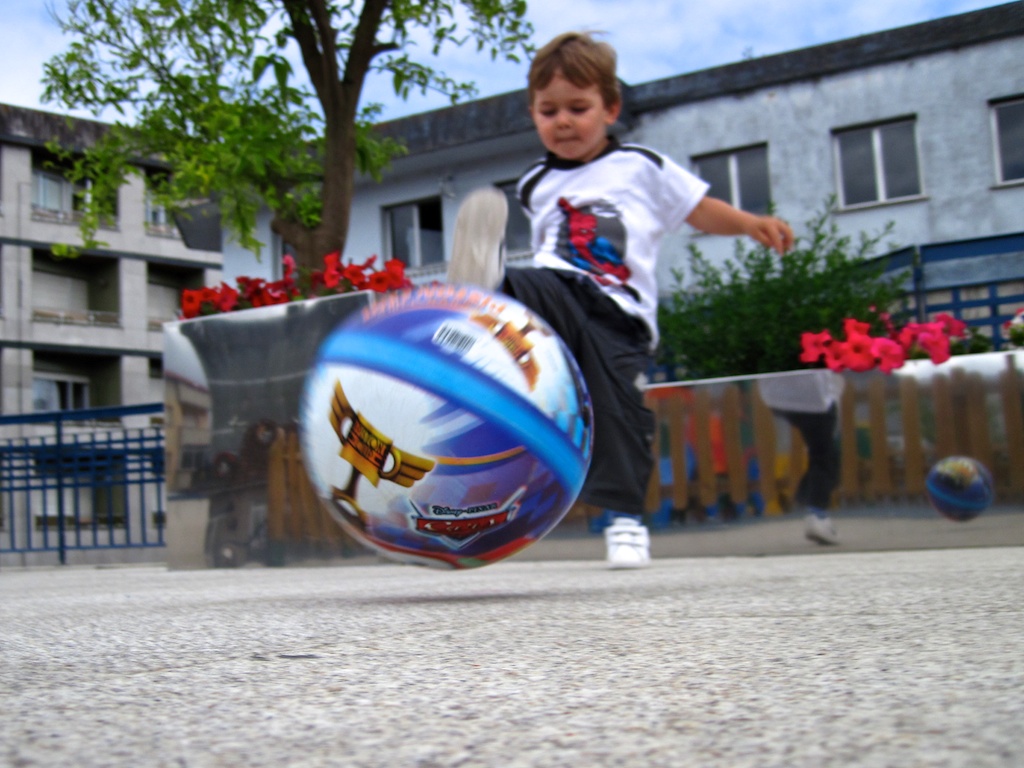 Nicolás y el fútbol