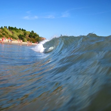 olas playa de major sanxenxo