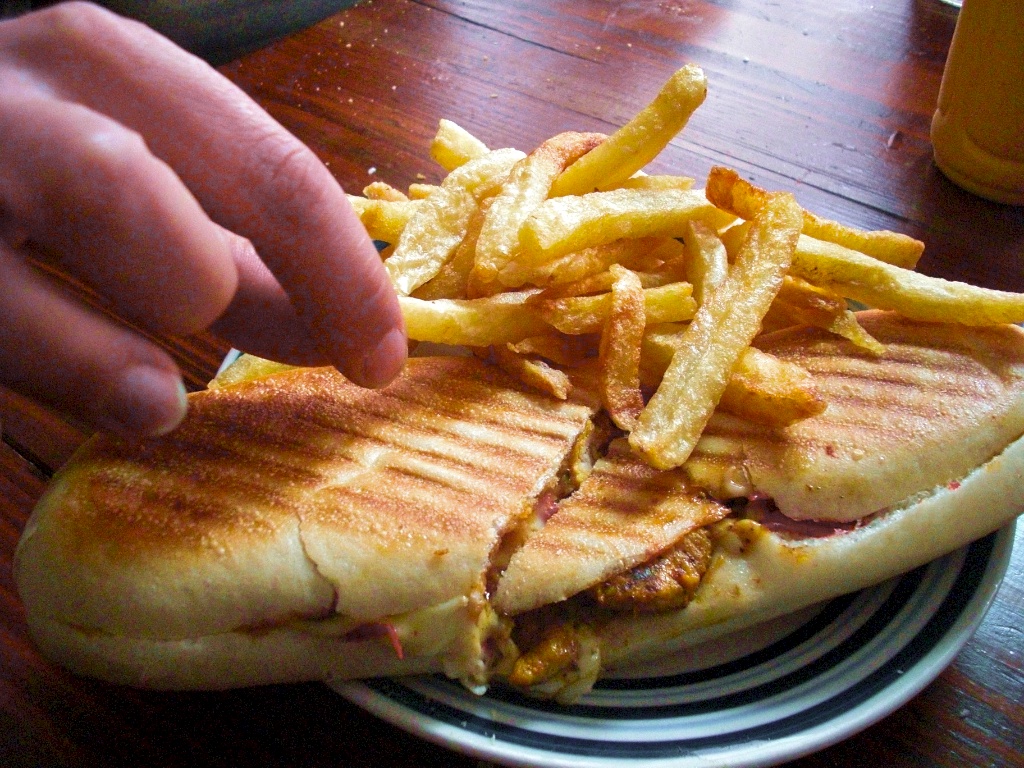 Panini avec poulet · Marrakech