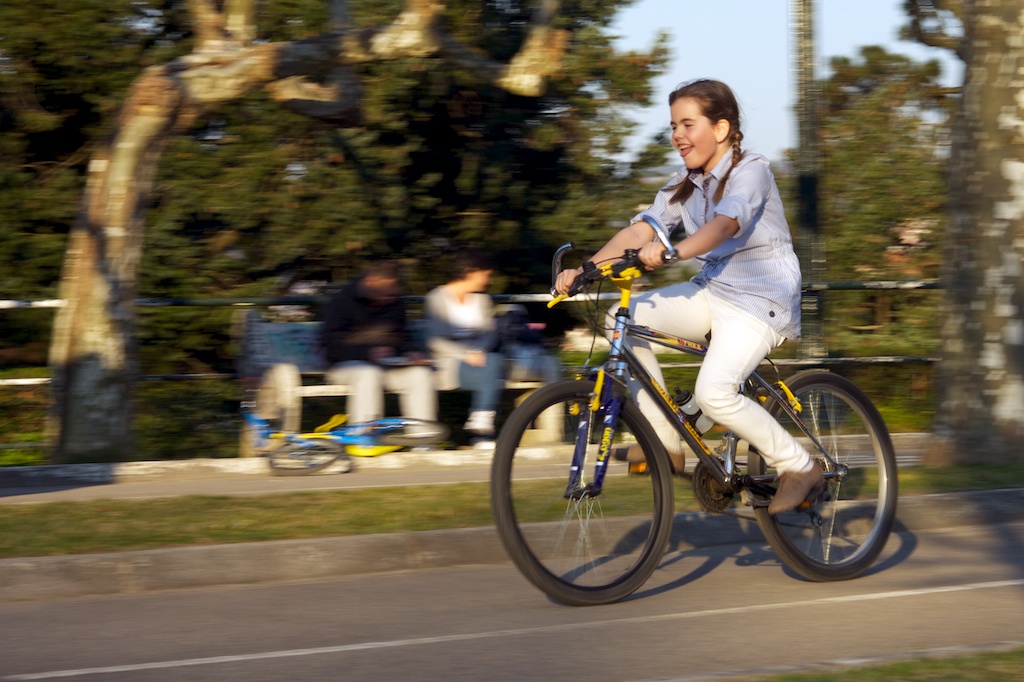 Panning bicicleta