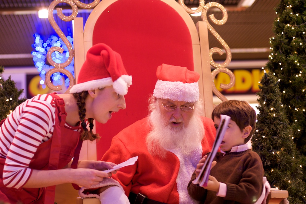 Papá Noel llegó ¿has sido bueno?