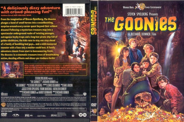 the goonies dvd cover