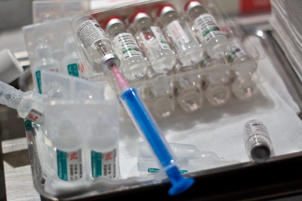 Inyección de adrenalina