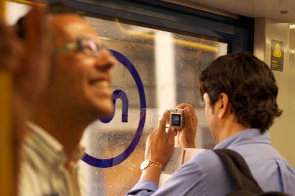 viaje oporto en el metro