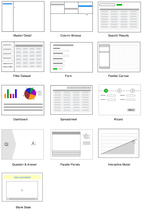 12 Standard Screen Patterns