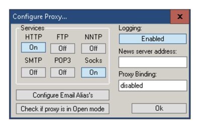 Compartir el acceso a Internet con AnalogX Proxy