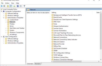 Informe de políticas habilitadas en un sistema Windows