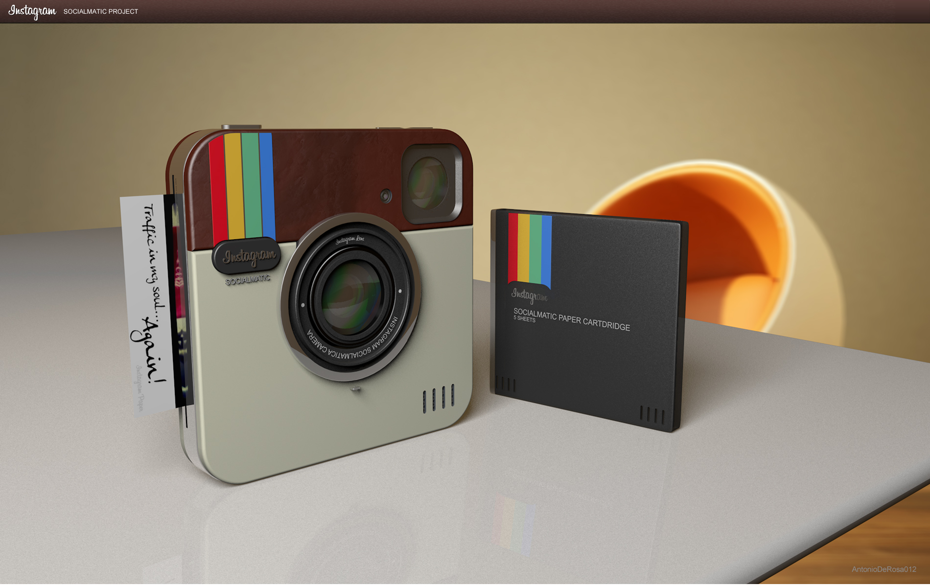 Instagram Socialmatic la cámara conceptual