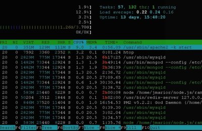 Cómo monitorizar procesos desde la línea de comandos con htop