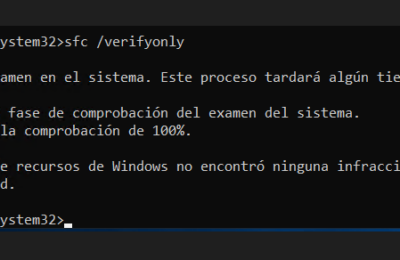 Comprobar y reparar un sistema Windows por línea de comandos